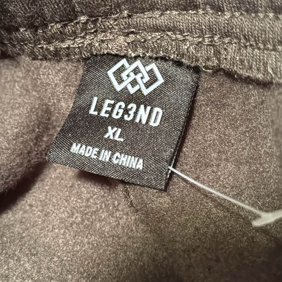 Legend Army Green Jogger Sweat Pants 2 zipper and 2 slip pockets NWT - Picture 7 of 11